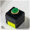 Image 1 : EMERALD GREEN RING 14K