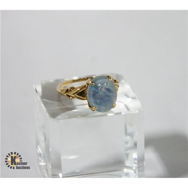 14K OPAL RING