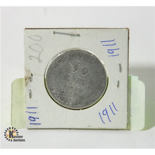 50 CENT CANADIAN 1911