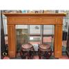 Image 1 : FIREPLACE MANTLE 71" X 8" X 53"