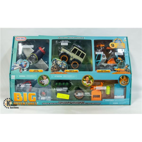 NEW LITTLE TIKES LARGE ULTIMATE EXPLORER SET
