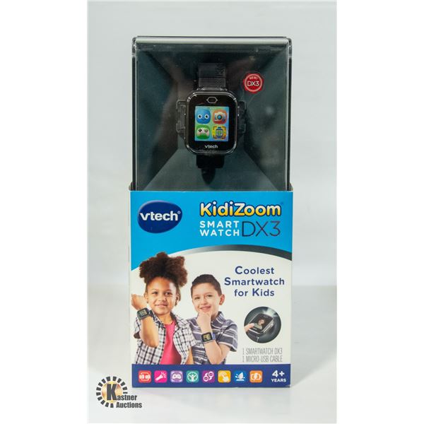 NEW VTECH KIDI ZOOM SMART WATCH DX3, BLACK