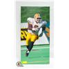 Image 1 : EDMONTON ESKIMOS GIZMO WILLAMS ON CANVAS 12" X 24