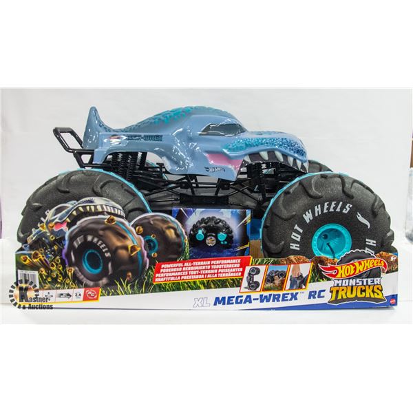 NEW HOT WHEELS MEGA WREX R/C MONSTER TRUCK
