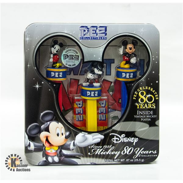 NEW PEZ MICKEY MOUSE 80 YRS COLLECTION