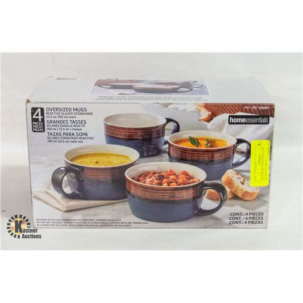 NEW HOME ESSENTIALS 3PC OVERSIZED MUGS