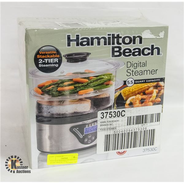 NEW-SEALED HAMILTON BEACH 5.5 QUART-DIGITAL 3753C