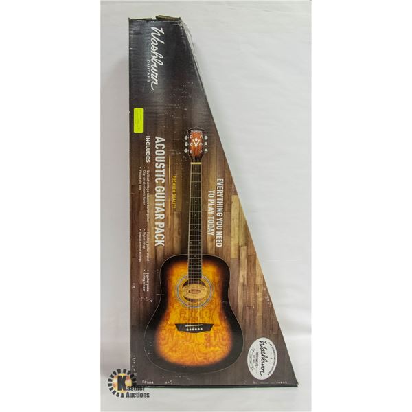 NEW WASHBURN PREMIUM ACOUSTIC GUITAR KIT