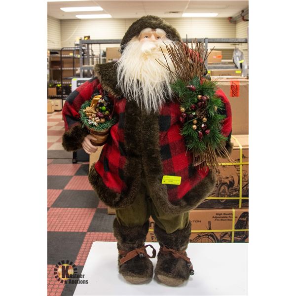 ESTATE 3FT SANTA STATUE-ESTATE