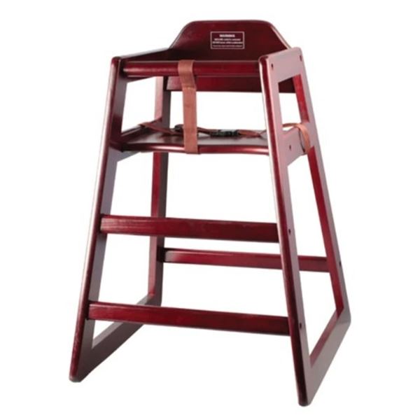 BRAND NEW WINCO MAHOGANY HIGH CHAIR