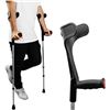 Image 1 : NEW PEPE CRUTCHES OPEN CUFF ADJUSTABLE - ADULT SZ