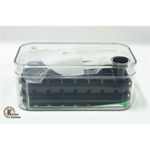 NEW COVERED ICE TRAY BLACK