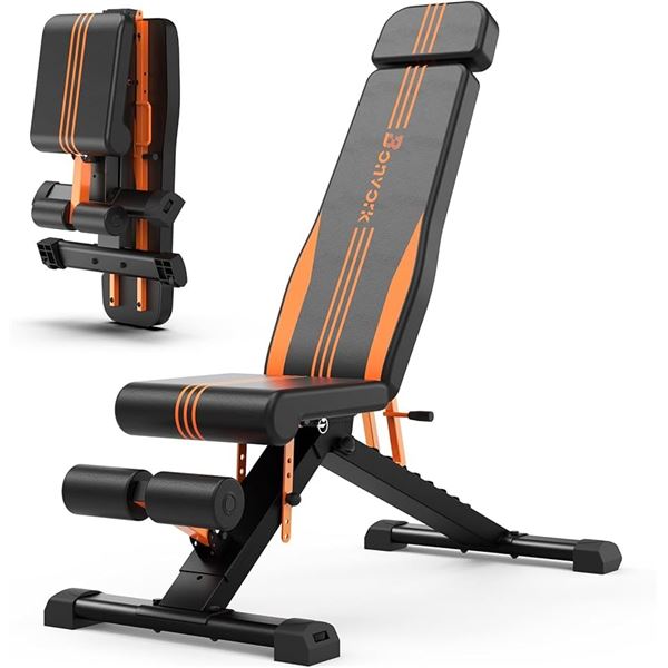 NEW BONVORK ADJUSTABLE WEIGHT BENCH