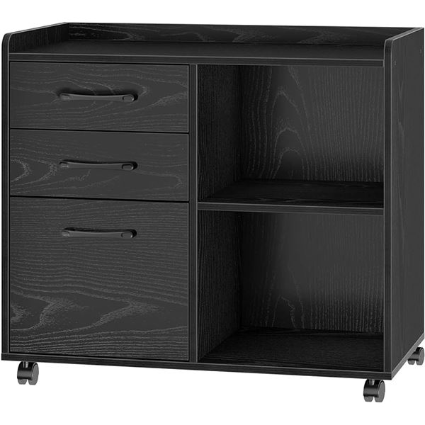 NEW ROLANSTAR FILE CABINET BLACK