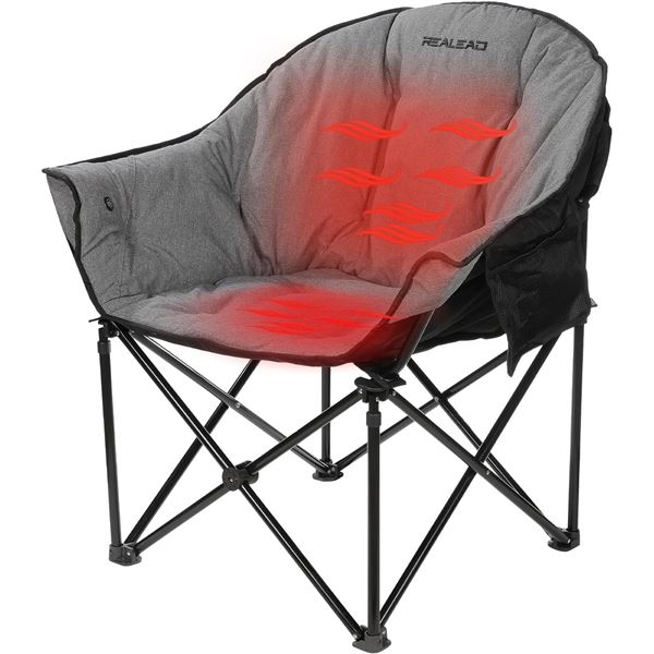 BRAND NEW REALEAD HEATED CAMPING CHAIR OUTDOOR