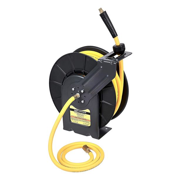 NEW AMAZON COMMERCIAL 50' AIR HOSE REEL