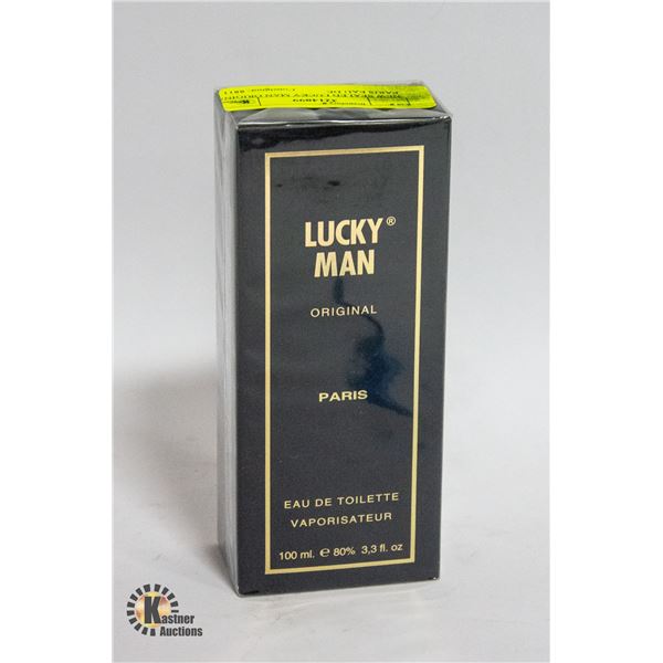 NEW SEALED LUCKY MAN ORIGINAL PARIS EAU DE