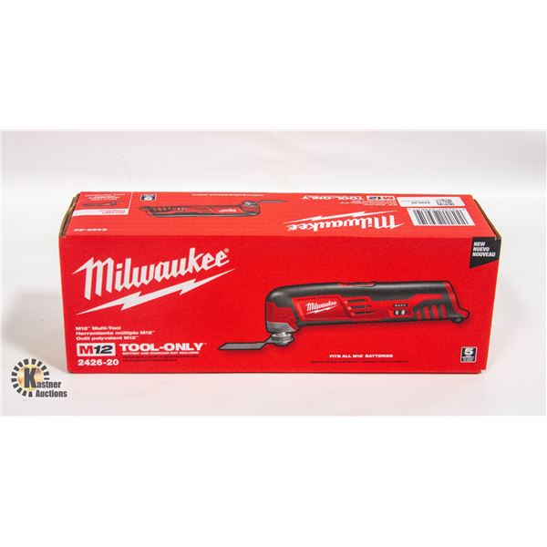 NEW MILWAUKEE M12 CORDLESS MULTI-TOOL  TOOL ONLY