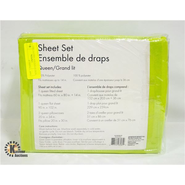 NEW QUEEN SIZE SHEETS 100%