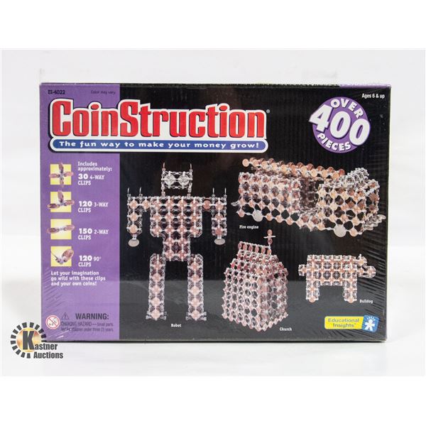 SEALED EDUCATIONAL INSIGHTS COINSTRUCTION 400 PC