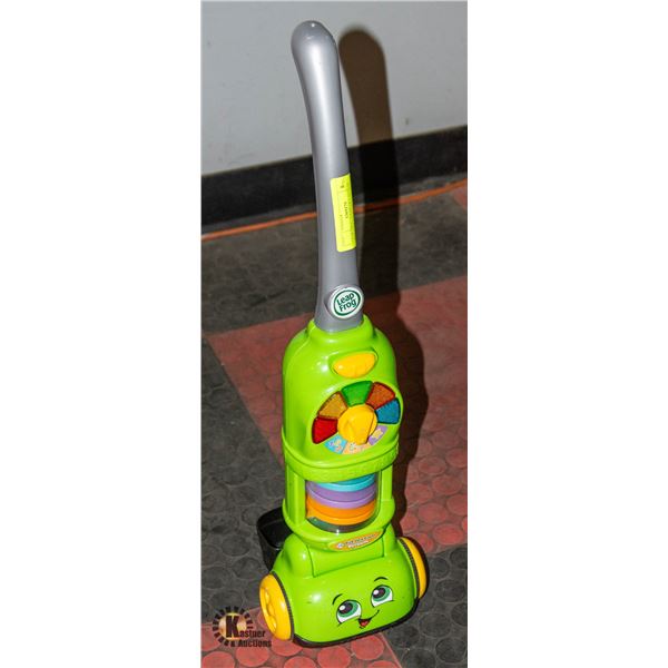 LEAP FROG TODDLER VACUUM - BATTERY OPERATED