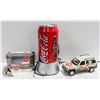 Image 1 : FLAT OF 3 COCA-COLA COLLECTABLES