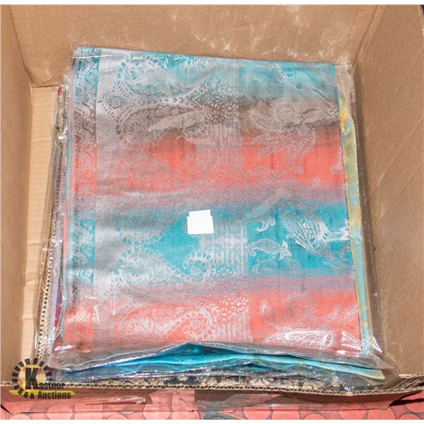 10 PASHMINA SCARVES 8/12