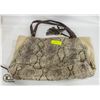 Image 1 : STELLA & DOT SNAKESKIN FAUX LARGE PURSE-ESTATE