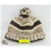 Image 1 : B.C. WOOL COWICHAN TOQUE HAND MADE-ESTATE