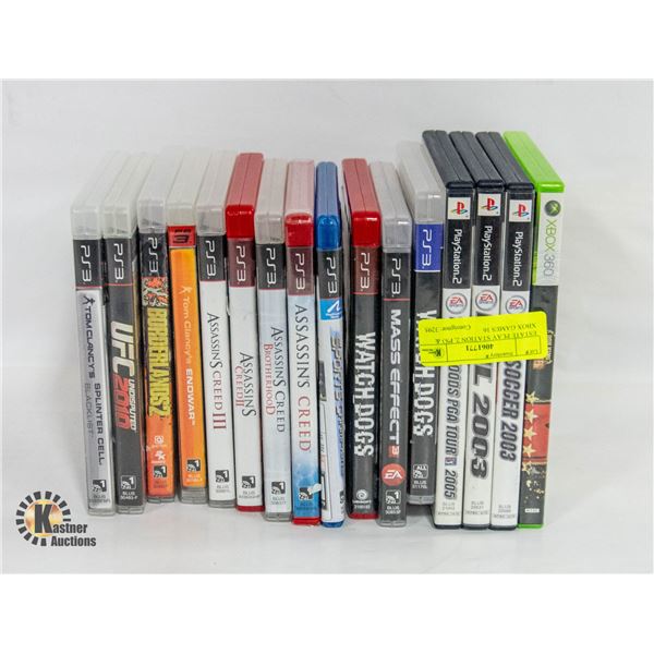 ESTATE PLAY STATION 2, PS3 & XBOX GAMES 16