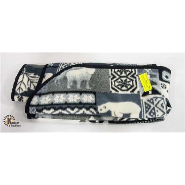 ARCTIC FLEECE POLAR BEAR, WHALE CAPE COAT