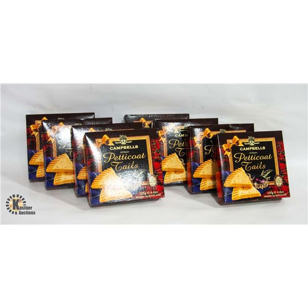 EIGHT PACKS OF CAMPBELL SCOTTISH SHORTBREAD