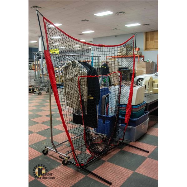 NEW ASSEMBLED SPORTS INDOOR /OUTDOOR  PRACTICE NET