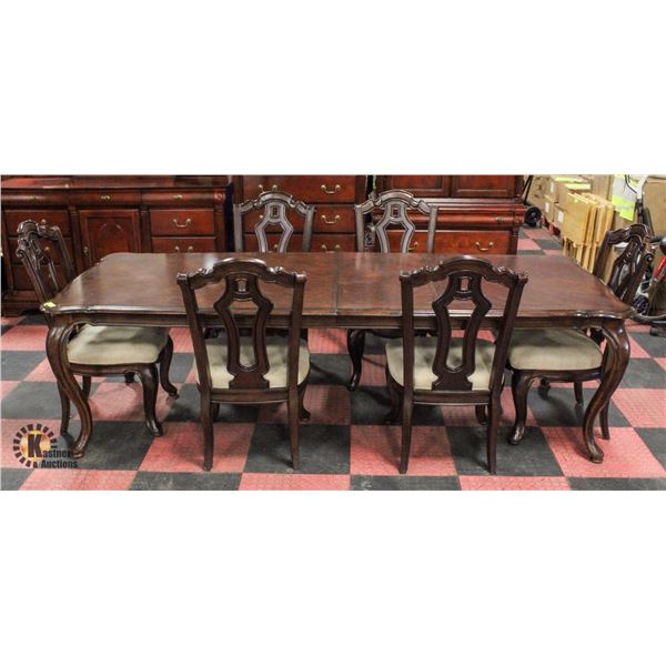 NEW 104" X 42" X 30" SOLID WOOD DINING TABLE WITH