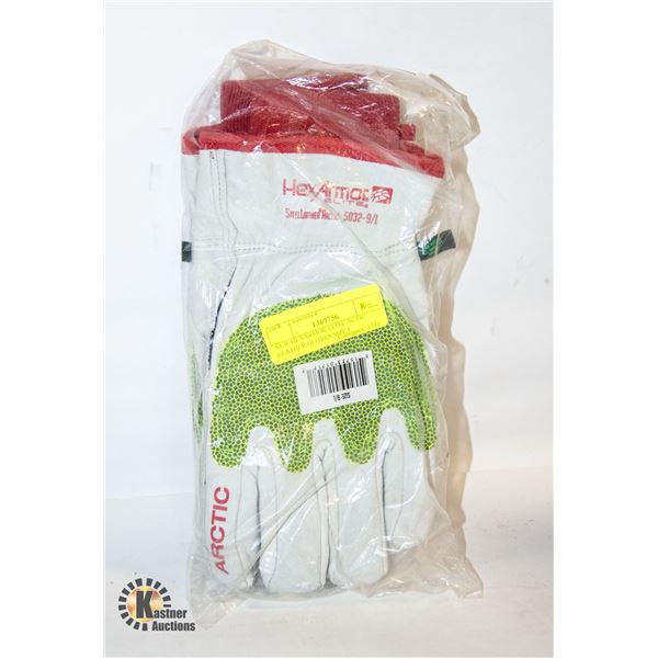 NEW HEXARMOR ELITE ARCTIC LEATHER GLOVES SIZE L
