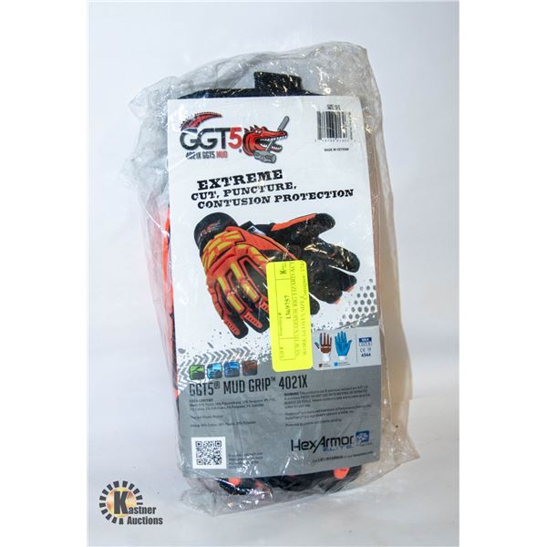 NEW HEXARMOR RIG LIZARD ARCTIC WORK GLOVES SIZE L