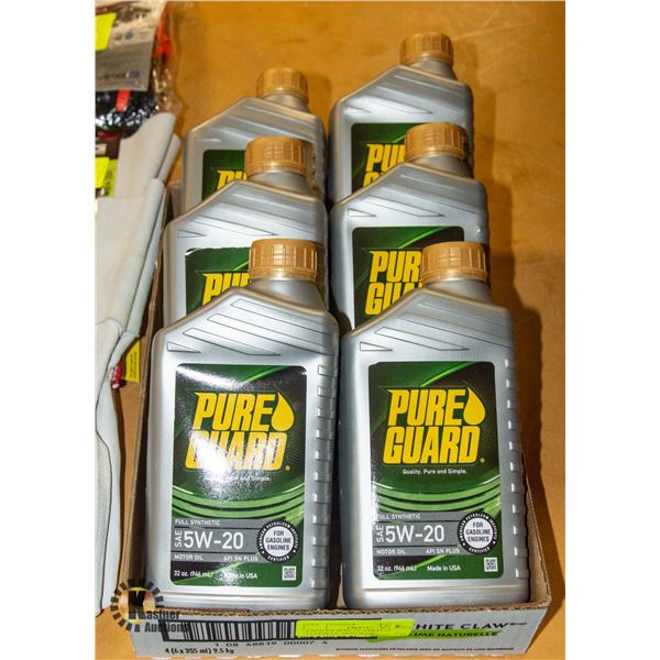 6 SEALED PURE GUARD FULL SYNTHETIC MOTOR OIL