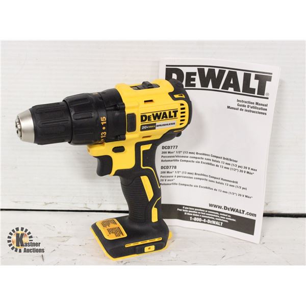 NEW DEWALT 20V MAX BRUSHLESS 1/2 DRILL DRIVER