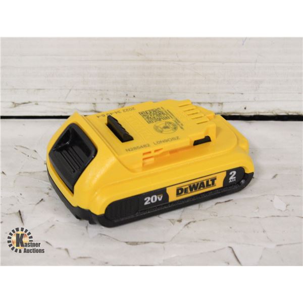 NEW DEWALT 20V 2 AH MAX LITHIUM-ION BATTERY