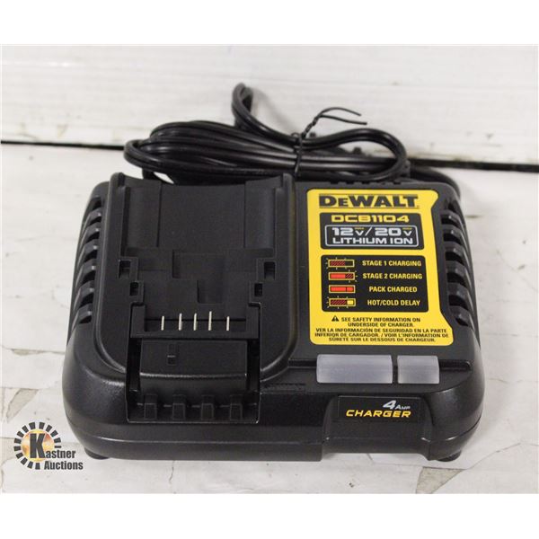 NEW DEWALT CDB 1104 12/20V BATTERY CHARGER FAST
