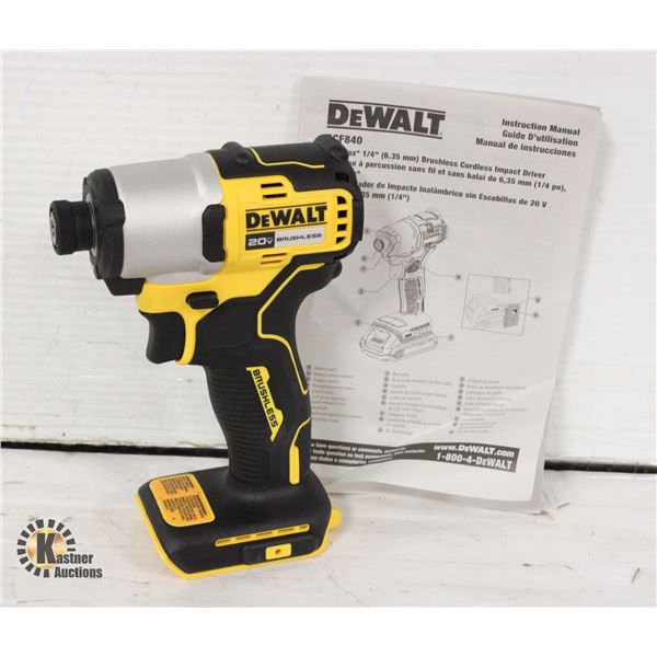 NEW DEWALT 20V MAX BRUSHLESS 1/4' CORDLESS DEWALT
