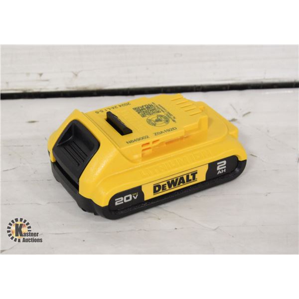 NEW DEWALT 20V 2 AH MAX LITHIUM-ION BATTERY
