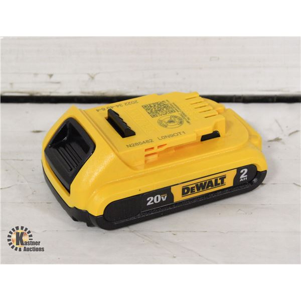 NEW DEWALT 20V 2 AH MAX LITHIUM-ION BATTERY