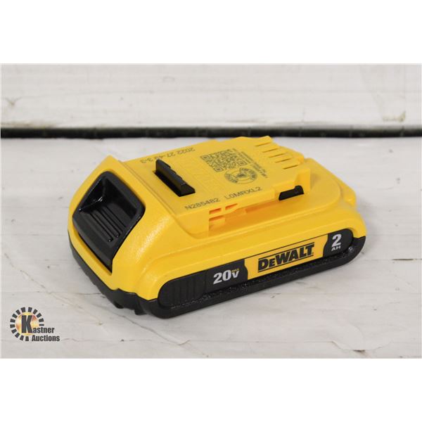 NEW DEWALT 20V 2 AH MAX LITHIUM-ION BATTERY