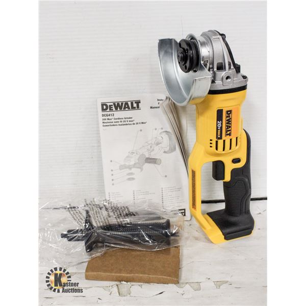 NEW DEWALT 20V MAX 4 1/4'-5' GRINDER MODEL DCG412