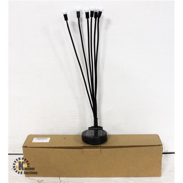 NEW 4PK SOLAR GARDEN FIREFLY LIGHTS