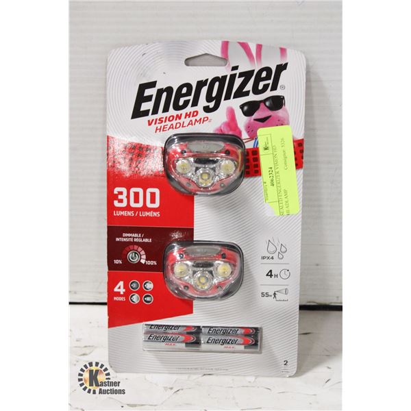 SEALED ENERGIZER VISION HD HEADLAMP
