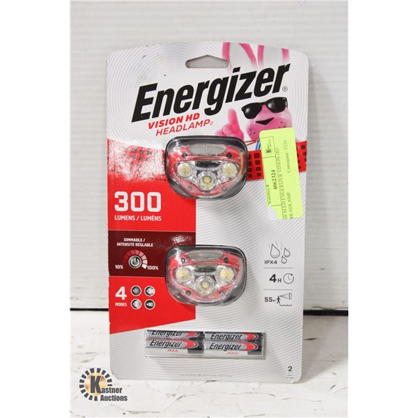 SEALED ENERGIZER VISION HD HEADLAMP