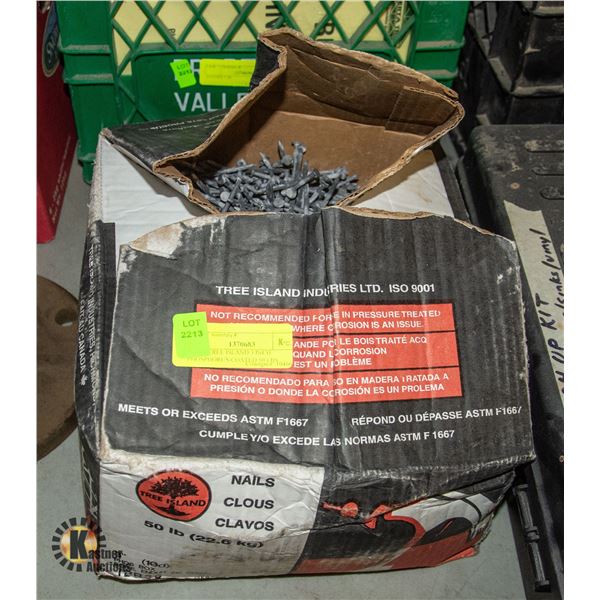 NAILS TREE ISLAND 3 INCH PHOSPHORUS COATED 50 LBS