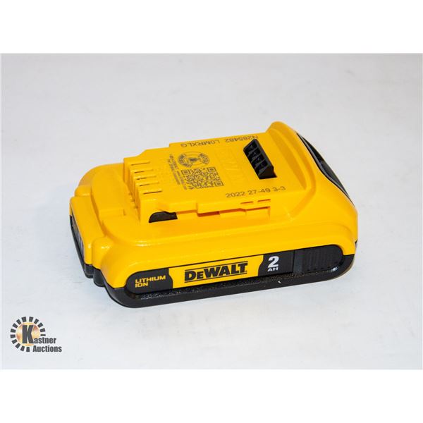 NEW DEWALT 20V 2 AH MAX LITHIUM-ION BATTERY